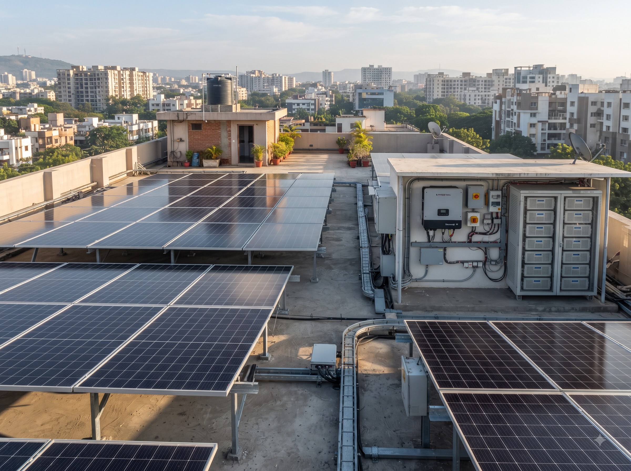 Prakash Agencies Solar Installation
