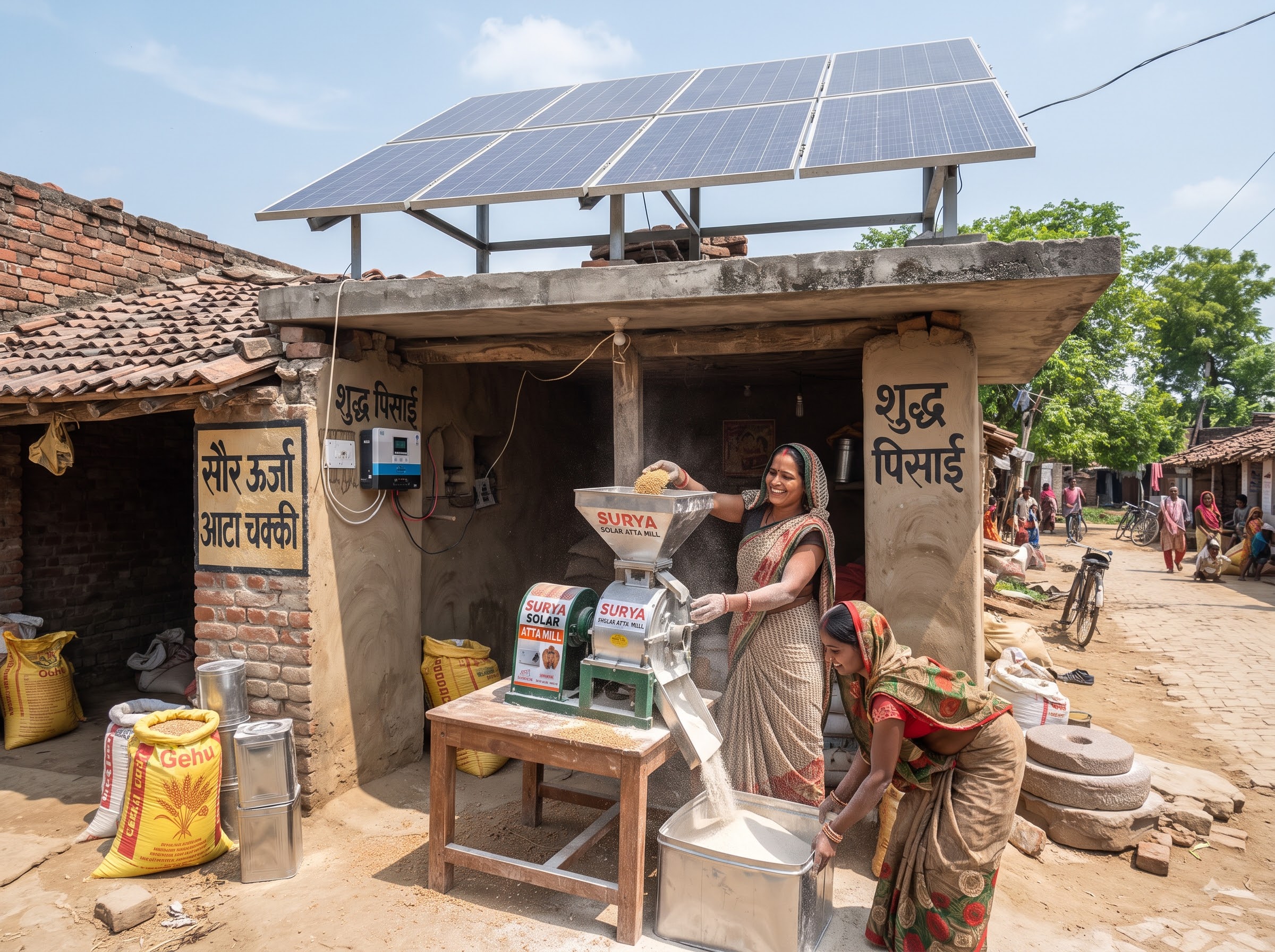 Solar Atta Chakki