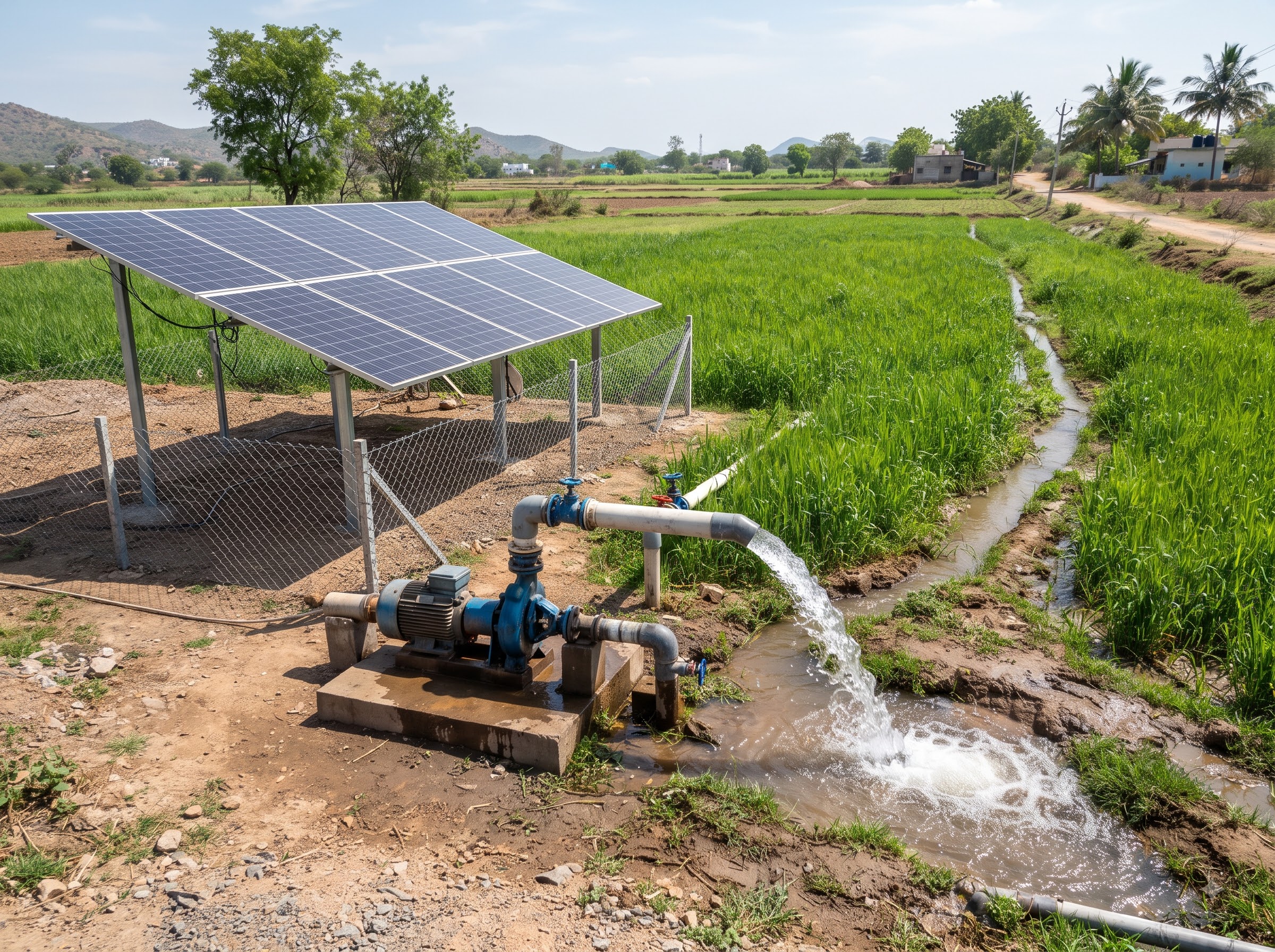 Solar Water Pump for Agriculture
